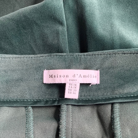 🌟MAISON d’AMELIE SAILOR BUTTON VELOUR PANTS🌟 - Picture 5 of 6